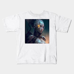 Cyberpunk Cyborg Kids T-Shirt